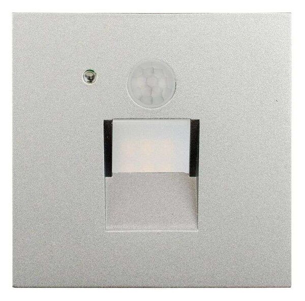 Arcchio - Neru Square LED Vestavěný Nástěnné Svítidlo s Sensor Silver - Lampemesteren