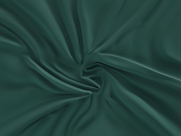 Kvalitex satén prostěradlo Luxury Collection tmavě zelené 90x200