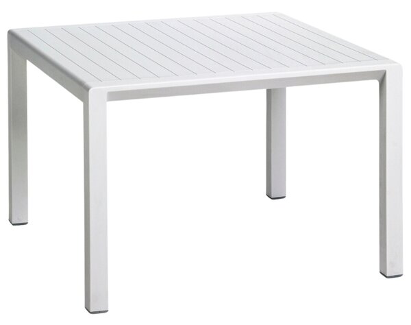 Nardi Bílý plastový zahradní konferenční stolek Aria 60 x 60 cm