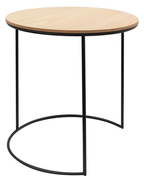 Tutumi, konferenční stolek SG1910-88 velikost M (39x39x40cm), černá-hnědá, KRZ-01801