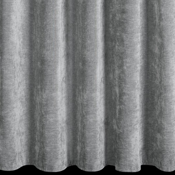 ZÁVĚS NA KROUŽCÍCH NILO 140X250 CM ŠEDÁ