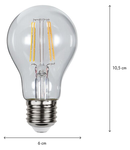 LED žárovka E27 A60 Clear