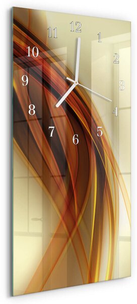 Skleněné hodiny vertikální Vzor zsppb-30x60-00092184