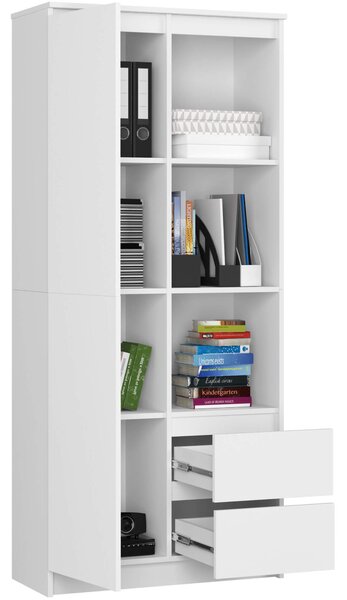 Ak furniture Skříň Rexa 80 cm bílá