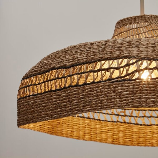 Stínidlo Kave Home Rupia 55 cm z mořské trávy