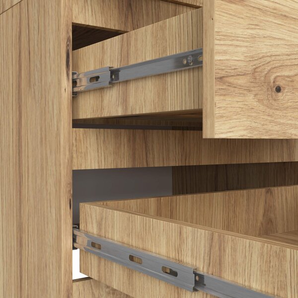 Ak furniture Šatní skříň STAR 60 cm dub artisan