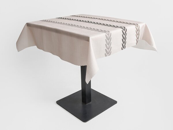 XPOSE® Čtvercový ubrus WOOD - taupé 100x100 cm