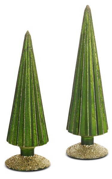 VÁNOČNÍ SOŠKA TREE 9X32 CM ZELENÁ