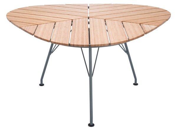 Přírodní bambusový zahradní jídelní stůl HOUE Leaf 146 x 146 cm