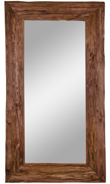 Nordic Living Masivní dřevěné závěsné zrcadlo Grane 101 x 180 cm