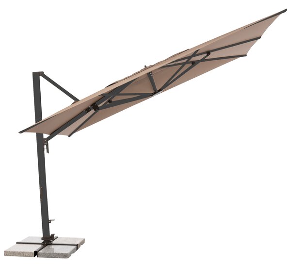 Doppler ALU XL ULTRA 4x3 m - výkyvný zahradní slunečník s boční tyčí