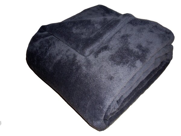 Super Soft deka - tmavě šedá - 150/100