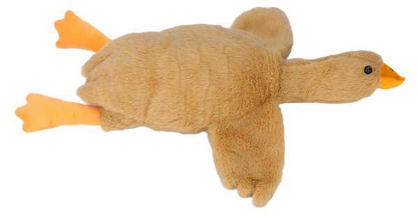 Aga4Kids Plyšový polštář Kachna Hnědá 90 cm