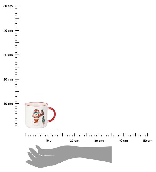 Porcelánový hrnek Christmas1 200ml sada 4ks
