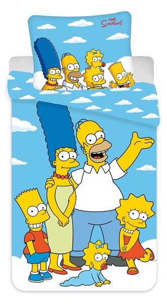 Povlečení Simpsons Family clouds 02