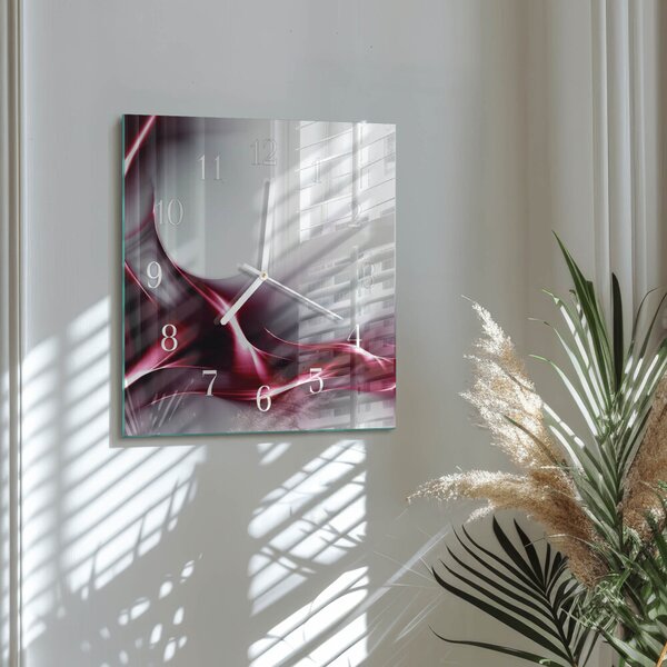 Skleněné hodiny Abstrakce zskb-30x30-00083184