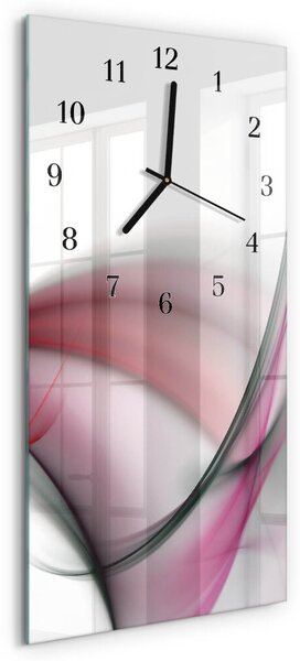 Skleněné hodiny vertikální Abstraktní umění zsppc-30x60-00171297