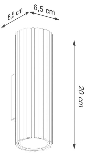 Nástěnné svítidlo Karbon, 1x olivově zelené kovové stínítko, (20 cm)