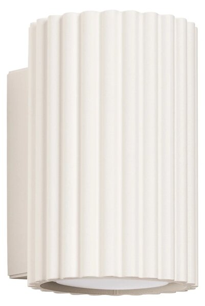 Nástěnné svítidlo Karbon, 1x béžové kovové stínítko, (10 cm)