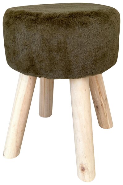 TABURET, dřevo, textil, kompozitní dřevo, 28/38 cm Ambia Home - Taburety