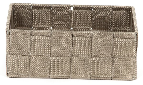 Úložný organizér do zásuvky Compactor TEX - košík M, 18 x 12 x 7 cm, Taupe (šedo-béžový)