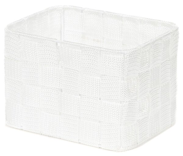 Úložný organizér do zásuvky Compactor TEX vysoký - 19 x 14 x 13 cm, bílý