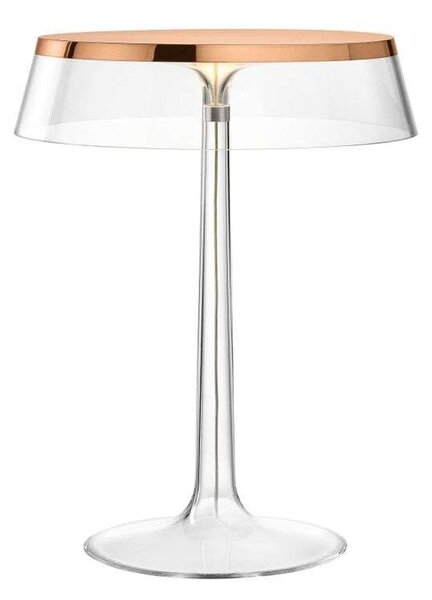 Flos - Bon Jour T Stolní Lampa Copper/Transparent - Lampemesteren