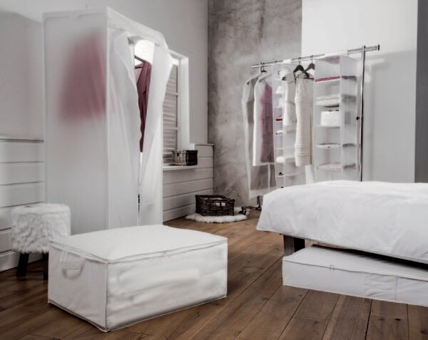 Závěsný organizér na obuv Compactor Milky 15 x 30 x 128 cm - 9 přihrádek