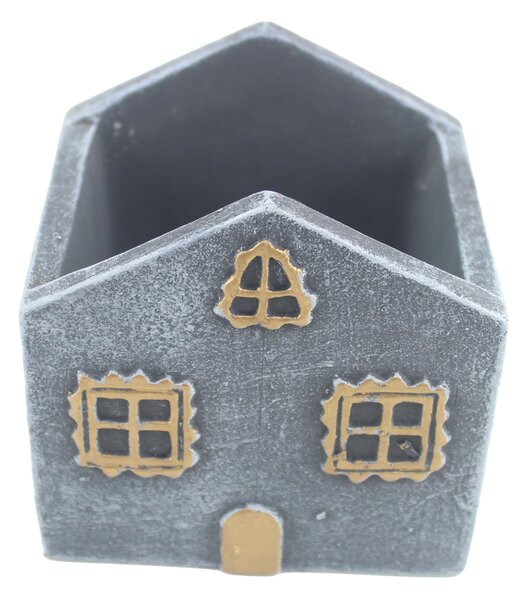 Květináč domek beton 10,5x10x12cm