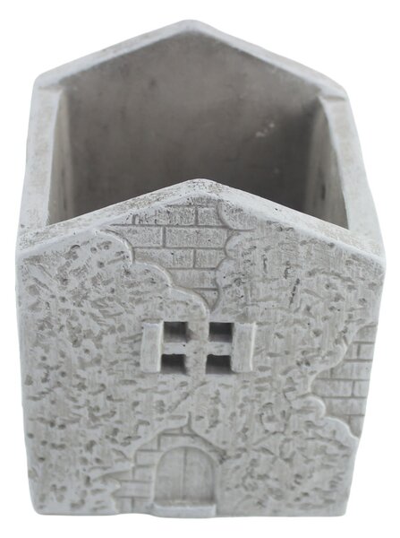 Květináč domek beton 12x12x14cm
