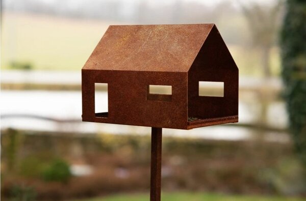 Casa Ptačí krmítko 30 x 21 x 23 cm, corten CORGARDEN 1040
