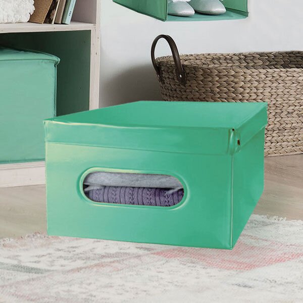 Skládací úložný box PVC Compactor Nordic 50 x 38.5 x 24 cm, zelený
