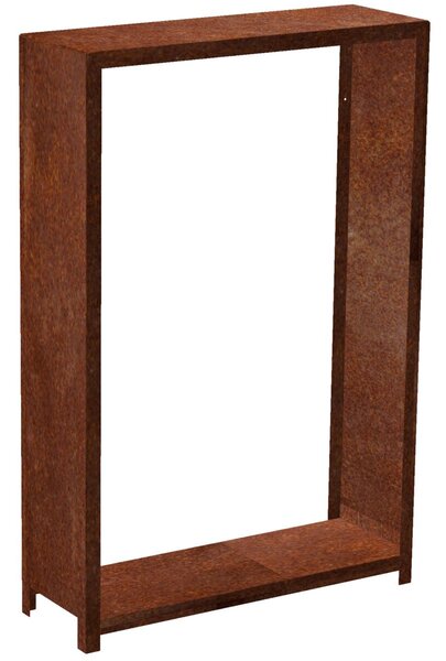 Stora Zahradní dřevník 180 x 120 x 40 cm, corten CORGARDEN 1035