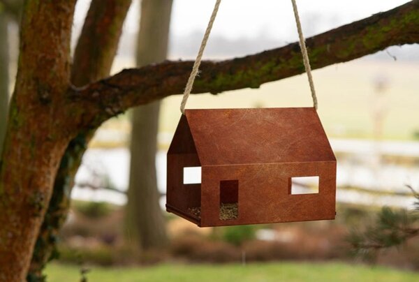 Casa Ptačí krmítko 30 x 21 x 23 cm, corten CORGARDEN 1040