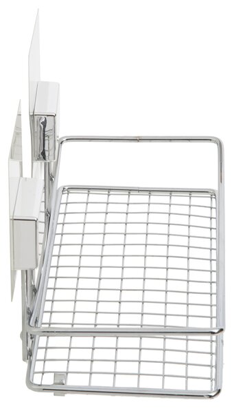 Samolepicí koupelnová police Compactor Bestlock Magic systém bez vrtání, chrom