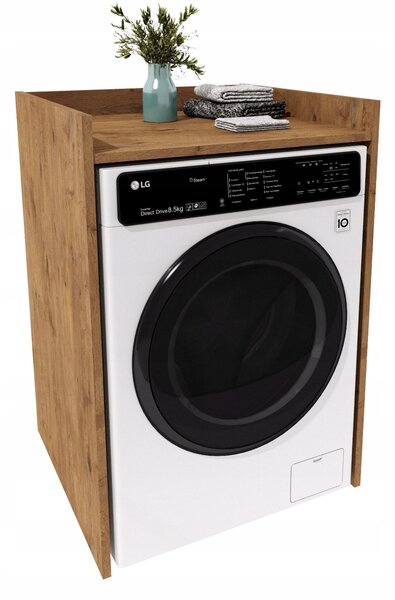 Skříňka nad pračku do koupelny regál pračka sloupek Lancelot retro 62 cm