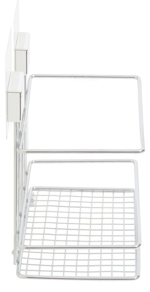 Samolepicí koupelnový košík Compactor Bestlock Magic systém bez vrtání, chrom