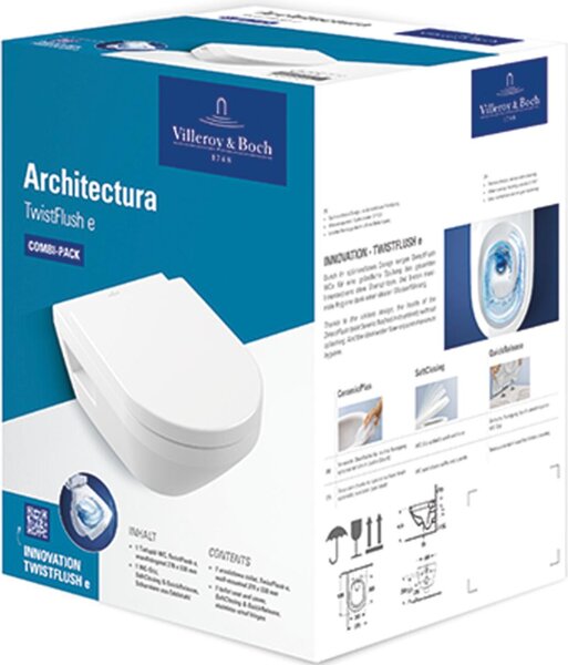 Villeroy & Boch Architectura skříň bez umyvadla 53 cm bílá Alpine