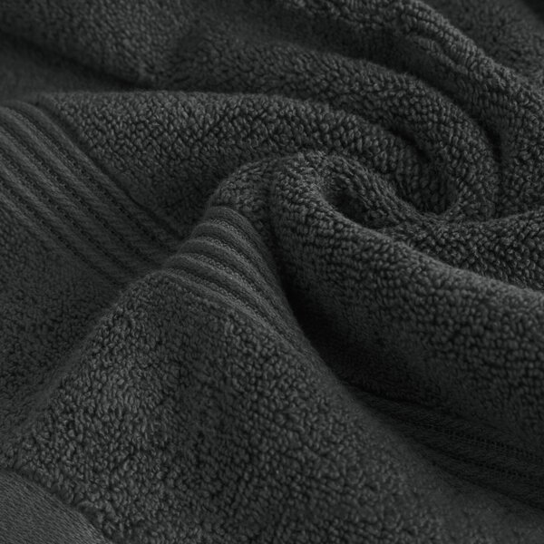 FROTÉ RUČNÍK MOLLY 50X90 CM ČERNÁ