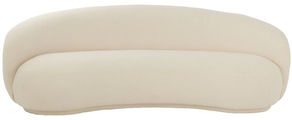 J-line Bílá čalouněná pohovka Polar 234 cm