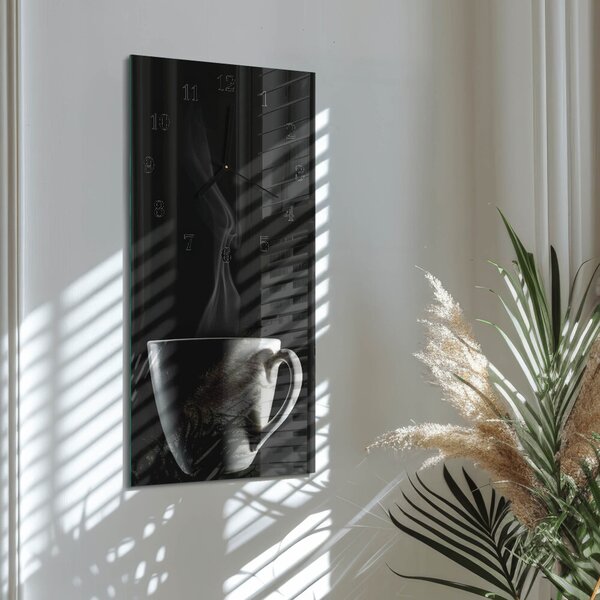 Skleněné hodiny vertikální Pohár zsppc-30x60-00058961