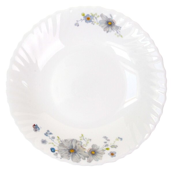 Hluboký talíř AMELIA 22cm opálové sklo