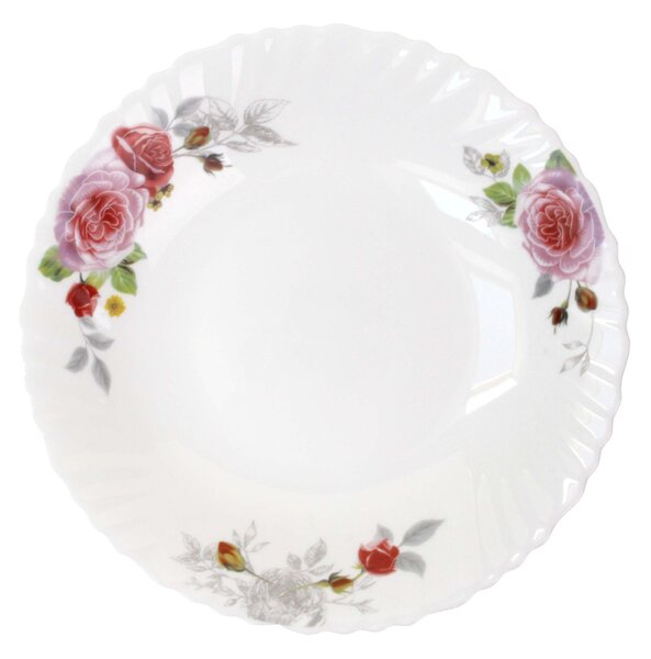 Hluboký talíř JULIA 22cm opálové sklo
