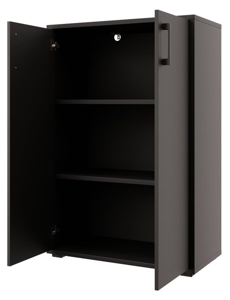 Skříňka NEJBY GIANNI PREMIUM typ 1, korpus: antracit, dvířka: antracit