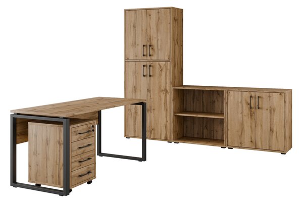 Kancelářská sestava NEJBY GIANNI PREMIUM 2, dub wotan