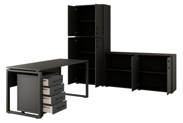 Kancelářská sestava NEJBY GIANNI PREMIUM 2, antracit