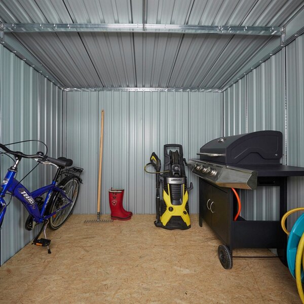 Zahradní domek BestBerg ZDSL-6A / 6,6 m² / 238 x 279 x 203 cm / šedá
