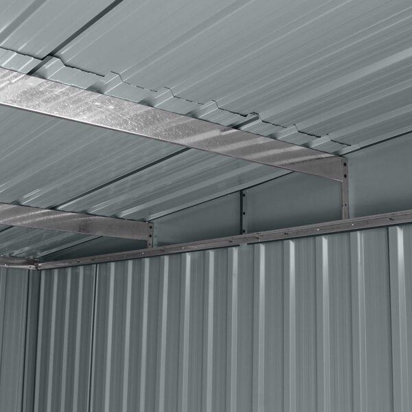 Zahradní domek BestBerg ZDSL-6A / 6,6 m² / 238 x 279 x 203 cm / šedá