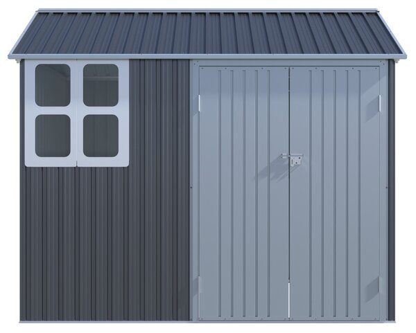 Zahradní domek BestBerg ZCH-4AB / 4,5 m² / 259 x 172 x 222 cm / šedá/bílá