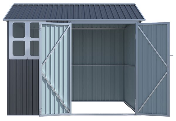 Zahradní domek BestBerg ZCH-4AB / 4,5 m² / 259 x 172 x 222 cm / šedá/bílá